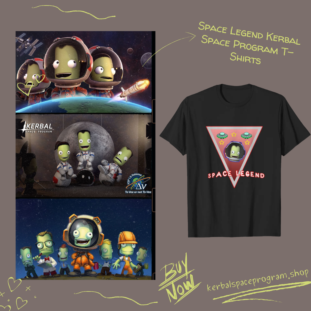 Space Legend PTTT2304 Kerbal Space Program T-Shirts